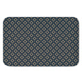 Geometric Floral Print Indoor Door Mat