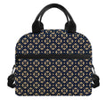 Geometric Floral Print Insulated Lunch Bag