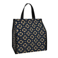 Geometric Floral Print Insulated Lunch Tote