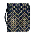 Geometric Floral Print Leather Bible Cover