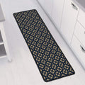 Geometric Floral Print Long Kitchen Mat