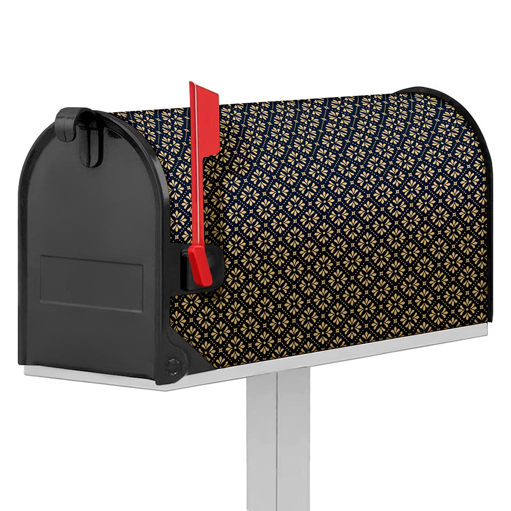 Geometric Floral Print Mailbox Cover