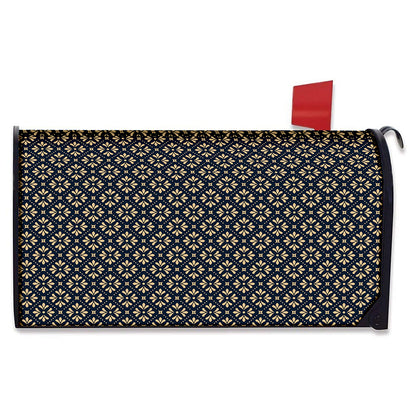 Geometric Floral Print Mailbox Cover