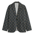 Geometric Floral Print Men's Blazer