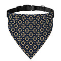 Geometric Floral Print Over The Collar Dog Bandana