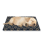 Geometric Floral Print Pet Cooling Mat Cover