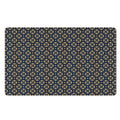 Geometric Floral Print Polyester Doormat