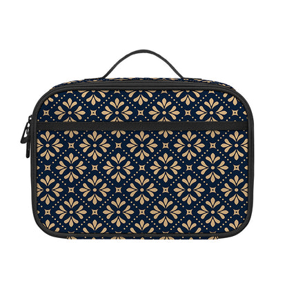 Geometric Floral Print Portable Lunch Bag