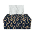 Geometric Floral Print Rectangle Tissue Box Cover