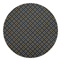 Geometric Floral Print Round Blanket