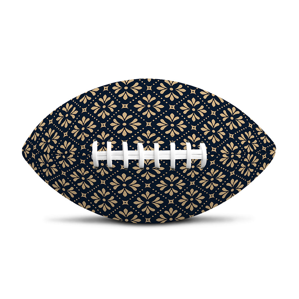 Geometric Floral Print Rugby Ball