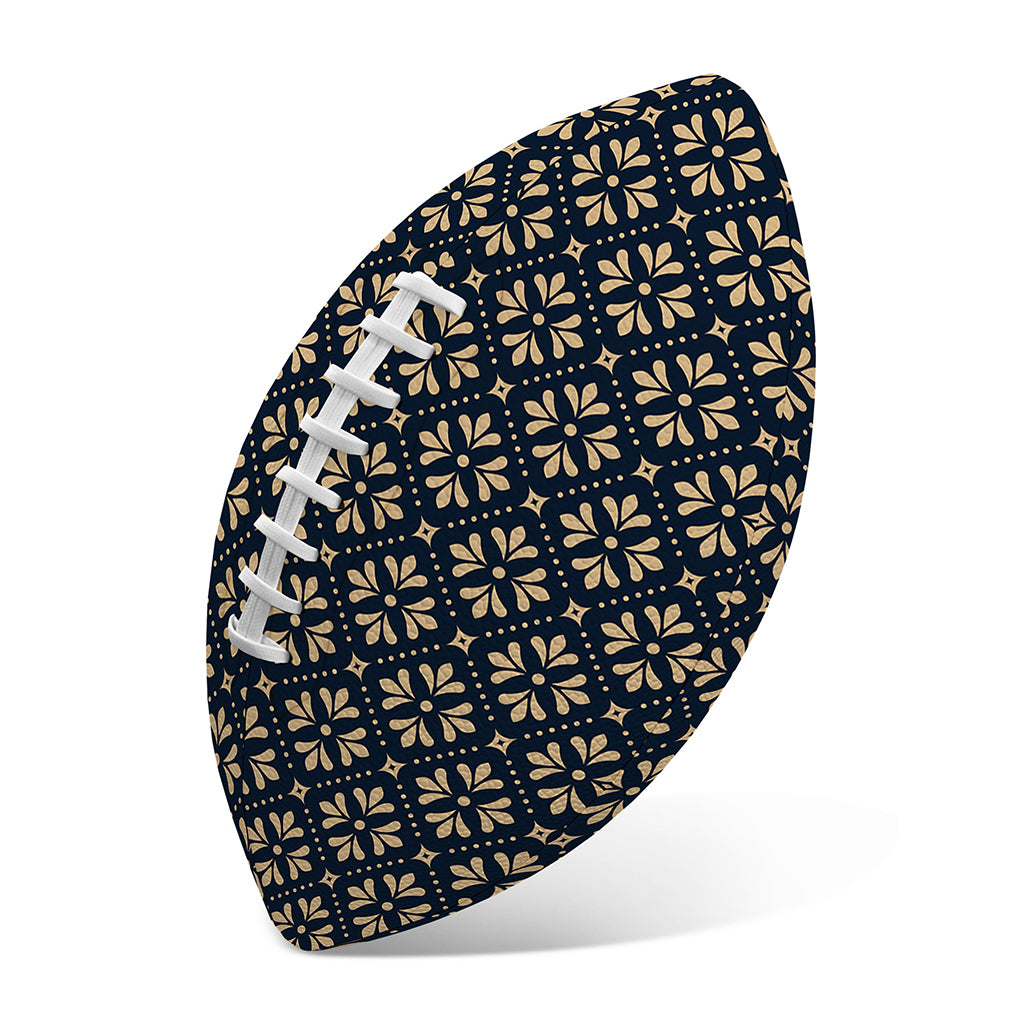 Geometric Floral Print Rugby Ball