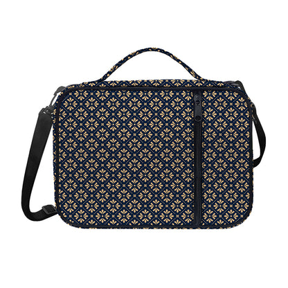 Geometric Floral Print Shoulder Strap Bible Bag