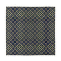 Geometric Floral Print Silk Bandana