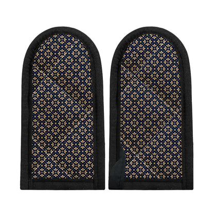 Geometric Floral Print Skillet Handle Cover