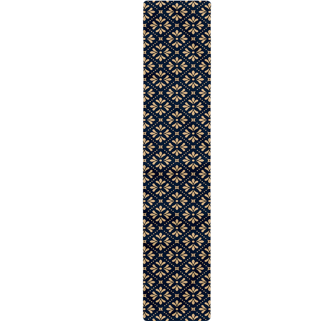 Geometric Floral Print Table Runner