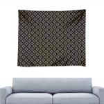 Geometric Floral Print Tapestry