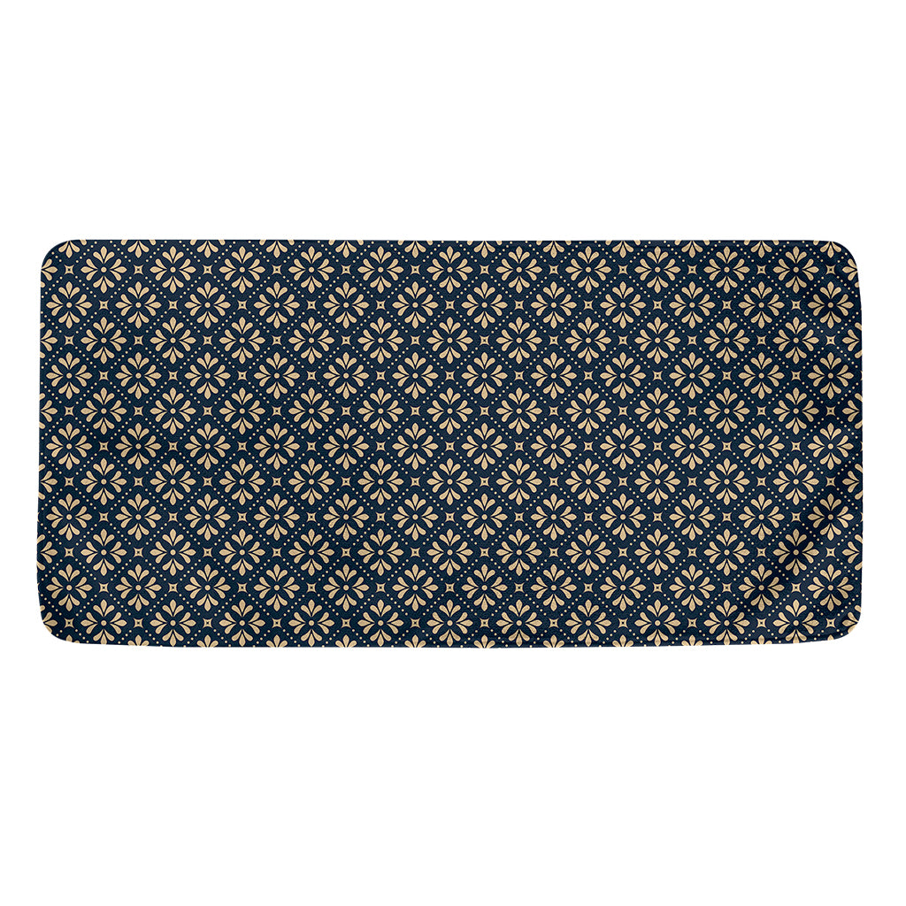 Geometric Floral Print Towel