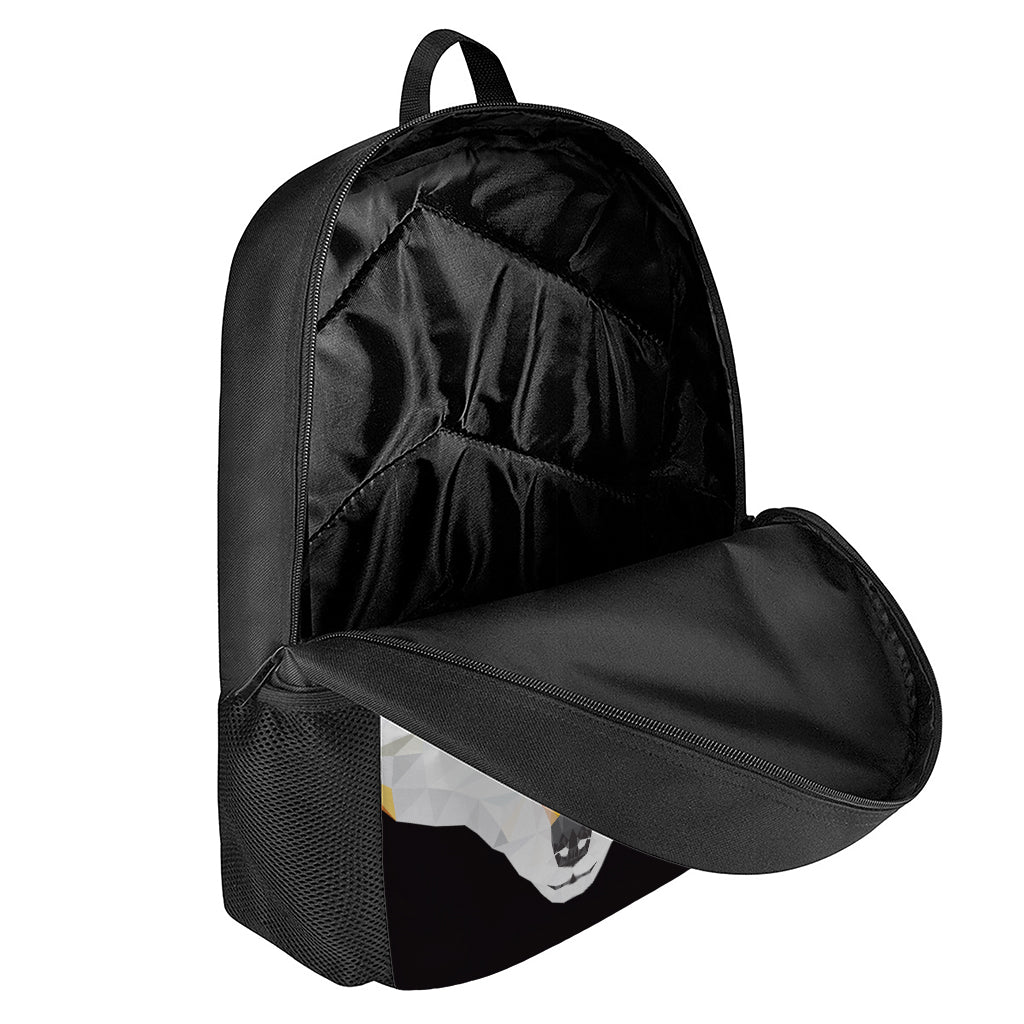 Geometric Fox Print 17 Inch Backpack
