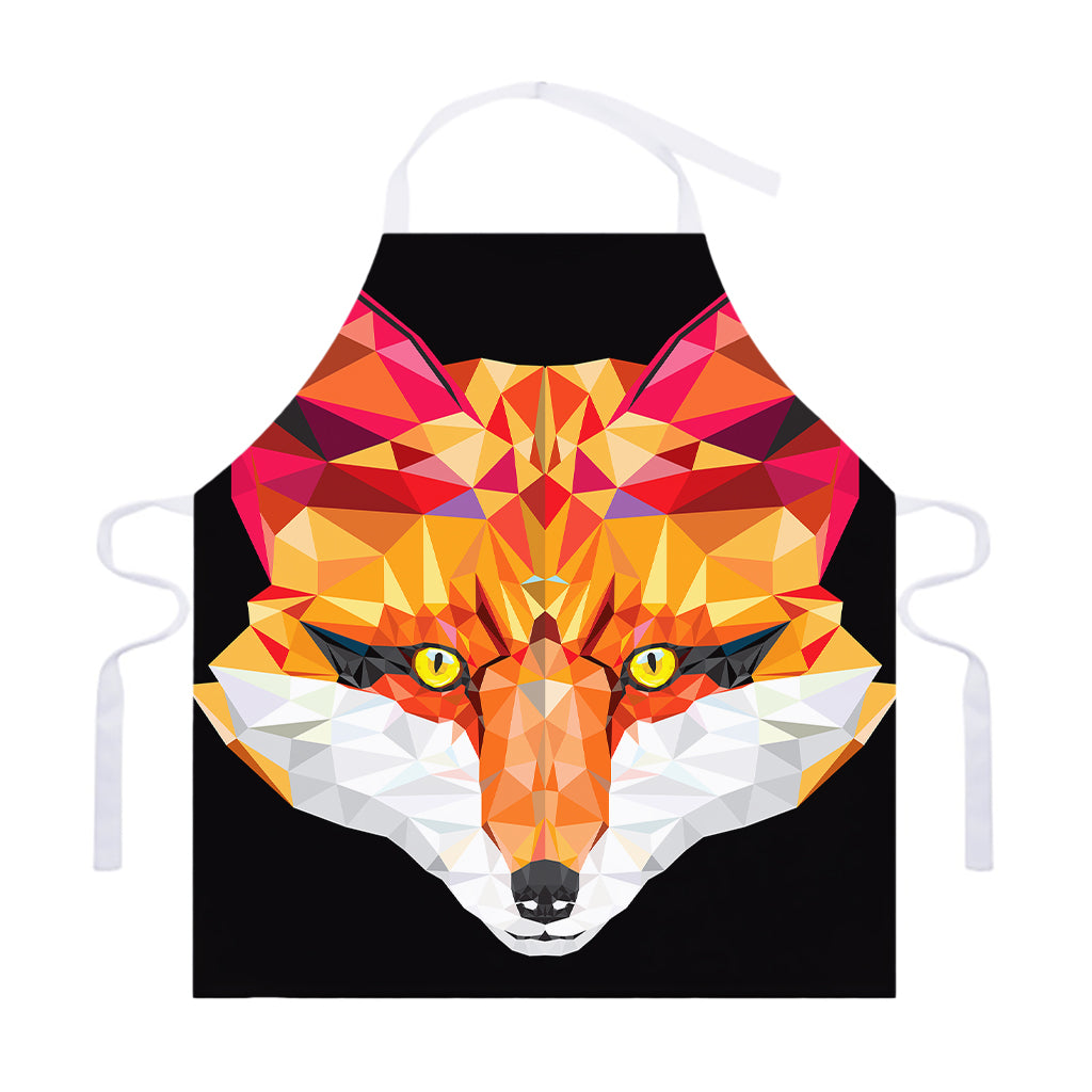 Geometric Fox Print Adjustable Apron