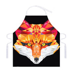 Geometric Fox Print Adjustable Apron
