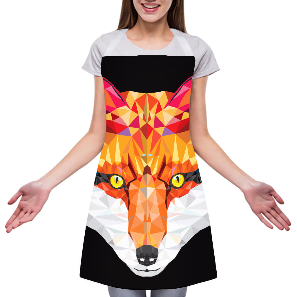 Geometric Fox Print Adjustable Apron
