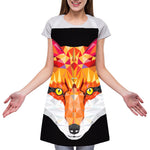 Geometric Fox Print Adjustable Apron