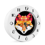 Geometric Fox Print Alarm Clock