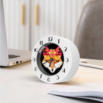 Geometric Fox Print Alarm Clock