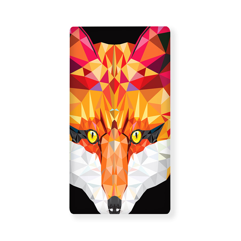 Geometric Fox Print Baby Crib Sheet