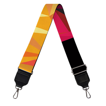 Geometric Fox Print Bag Strap