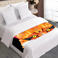 Geometric Fox Print Bed Runner