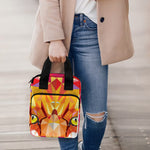 Geometric Fox Print Bible Tote Bag