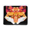 Geometric Fox Print Bifold Wallet