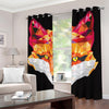 Geometric Fox Print Blackout Grommet Curtains