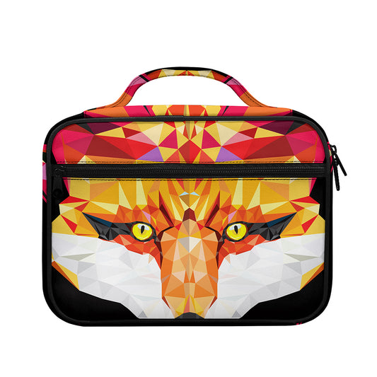 Geometric Fox Print Briefcase Bible Bag