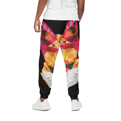 Geometric Fox Print Cotton Pants