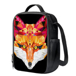 Geometric Fox Print Crossbody Lunch Bag