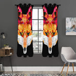 Geometric Fox Print Curtain