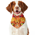 Geometric Fox Print Dog Bandana
