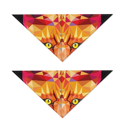 Geometric Fox Print Dog Bandana