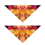 Geometric Fox Print Dog Bandana