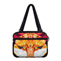 Geometric Fox Print Double Strap Bible Bag
