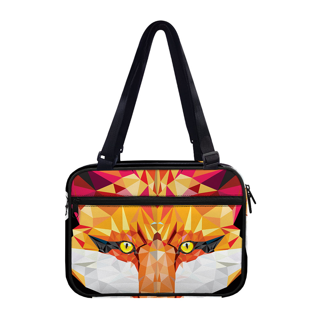 Geometric Fox Print Double Strap Bible Bag