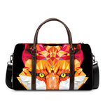 Geometric Fox Print Duffle Bag