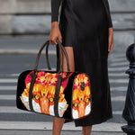 Geometric Fox Print Duffle Bag