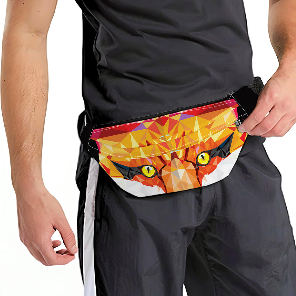 Geometric Fox Print Fanny Pack
