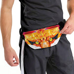 Geometric Fox Print Fanny Pack