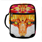 Geometric Fox Print Front Pocket Bible Bag