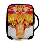 Geometric Fox Print Front Pocket Bible Bag